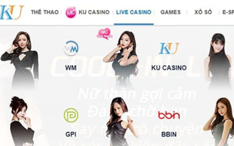 Các sảnh game với đa dạng game casino kinh điển